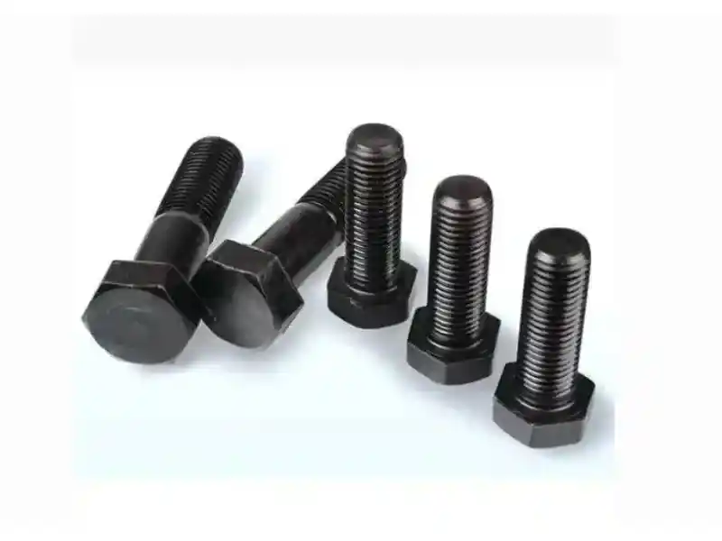High Tensile Carbon Steel Hex Head Bolts Zinc Black Finish